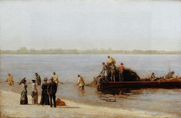 Shad Fishing at Gloucester on the Delaware River 2

