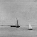 Study for Ships and Sailboats on the Delaware 