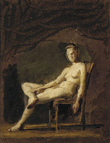 Female nude figure study for Arcadia artwork preview