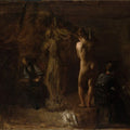 Compositional Study for William Rush Carving His Allegorical Figure of the Schuylkill River 
