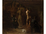 Compositional Study for William Rush Carving His Allegorical Figure of the Schuylkill River artwork preview