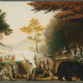 The Peaceble Kingdom Painting by Edward Hicks