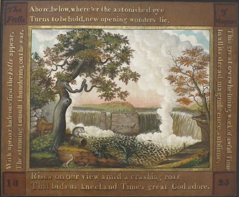 The Falls of Niagara Painting by Edward Hicks