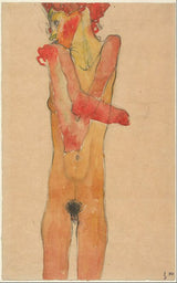 Nude teenager 1910 artwork preview