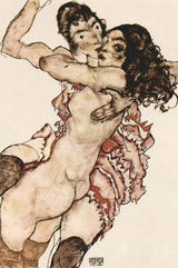 Pair of Women (Women embracing each other) artwork preview