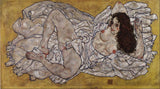 Lying woman Painting artwork preview