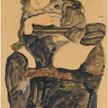 Seated Girl With Raised Left Leg 