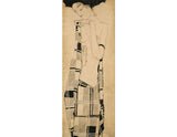 Standing Girl In A Plaid Garment artwork preview