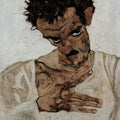Self Portrait with his head down