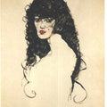 Portrait of a Woman with Black Hair 