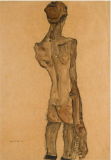 Standing Male Nude, Back View artwork preview
