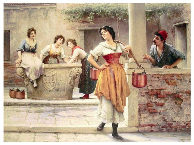 Les Tombeaux des Califes au Caire Painting by Eugene Fromentin