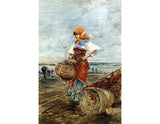 Gathering Cockles at the Seashore artwork preview