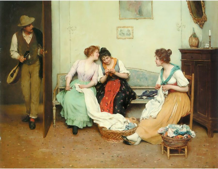 The friendly gossips 1901 