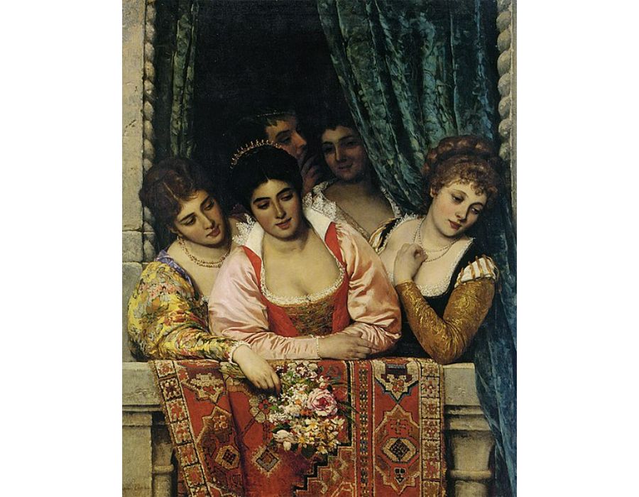 Ladies on a Balcony 