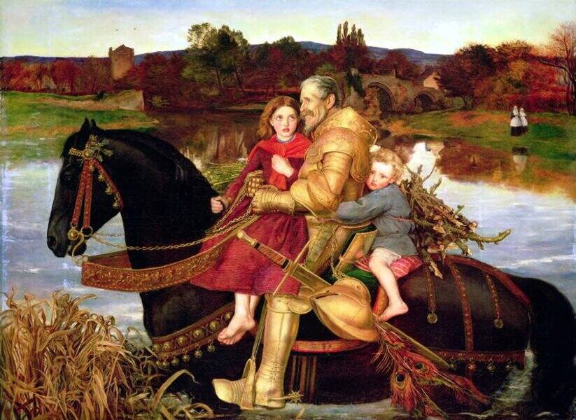 Waiting Painting by John Everett Millais