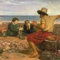 The Boyhood of Raleigh Painting by John Everett Millais