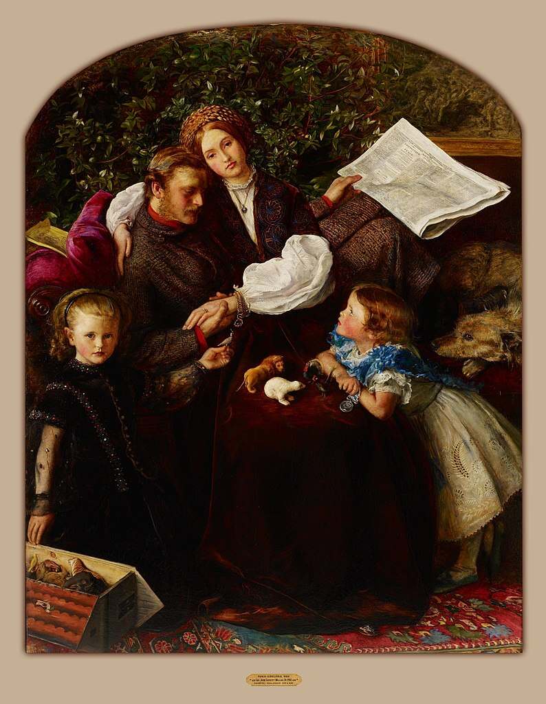 Peace Concluded Painting by John Everett Millais