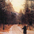 Glen Birnam Painting by John Everett Millais