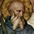 St Benedict (detail of Crucifixion)