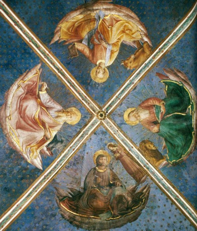 View of the chapel vaulting