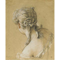Head of a woman seen from behind 