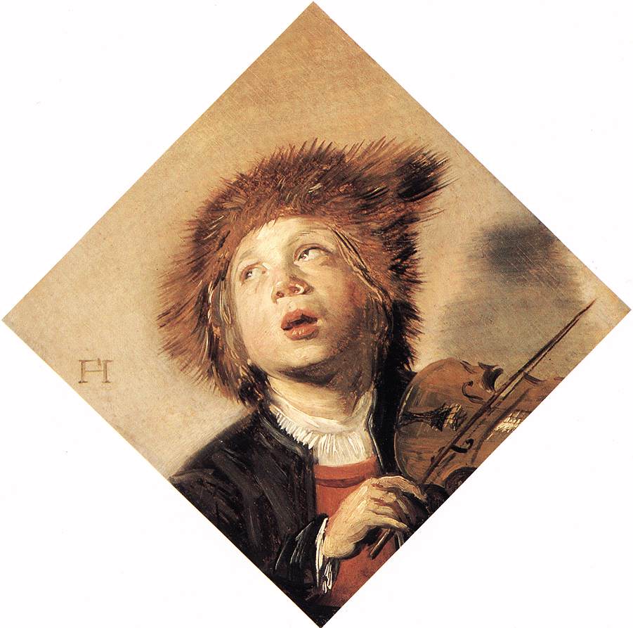 Boy Playing a Violin 1625-30