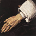 Regentesses of the Old Men's Almshouse (detail 3) 1664 Painting by Frans Hals