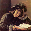 Boy reading