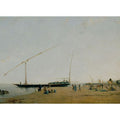 Boat On The Nile Painting by Eugene Fromentin