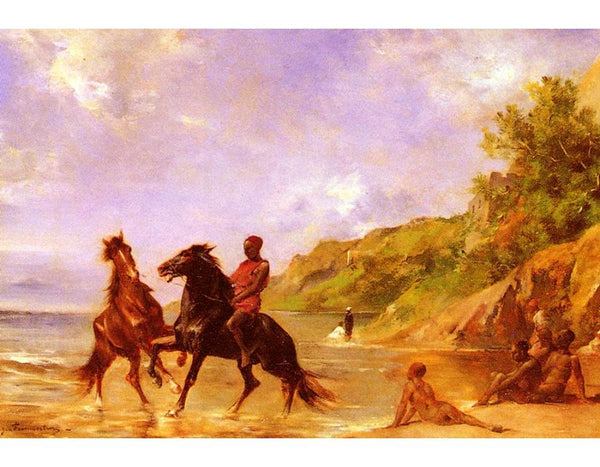 On The Nile Painting by Eugene Fromentin