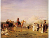 Arab Encampment In The Atlas Mountains Painting artwork preview