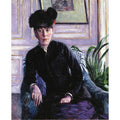 Portrait de jeune femme dans un interieur (Portrait de Mme H)