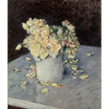 Roses jaunes dans un vase
