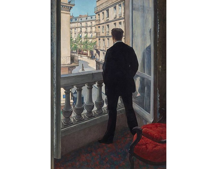 A Young Man At His Window