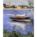 Anchored Boat On The Seine At Argenteuil