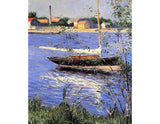 Anchored Boat On The Seine At Argenteuil artwork preview