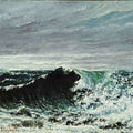 The Wave, c.1871 Painting by Gustave Courbet