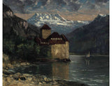 The Chateau de Chillon 1875 Painting artwork preview