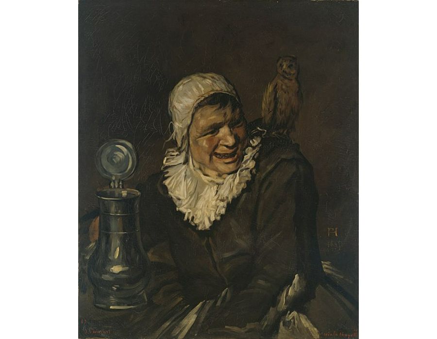 Malle Babbe, 1869 Painting by Gustave Courbet