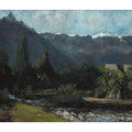 Le Glacier Painting by Gustave Courbet