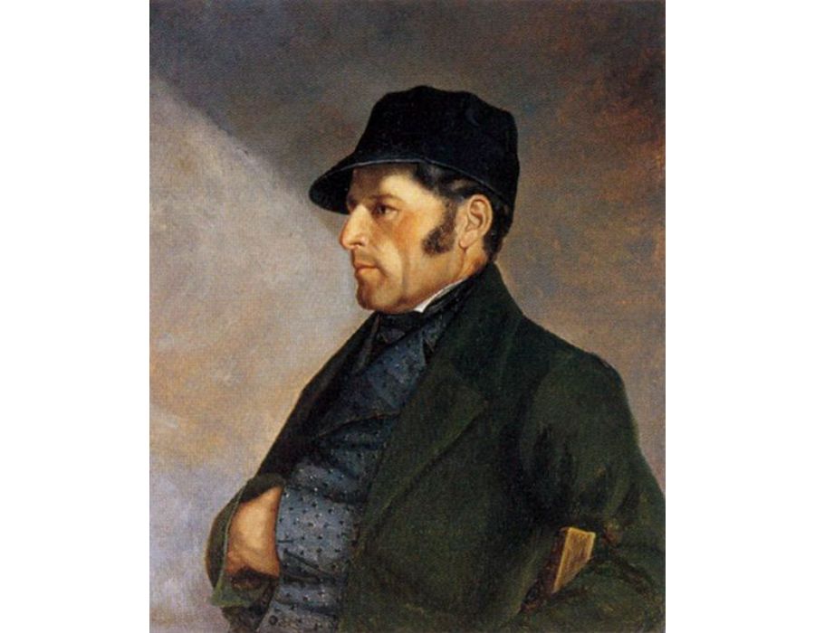 Portrait of Regis Courbet Painting by Gustave Courbet