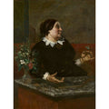 Mère Grégoire (Mother Grégoire) Painting by Gustave Courbet