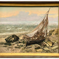 The Fishing Boat 1865 Painting by Gustave Courbet