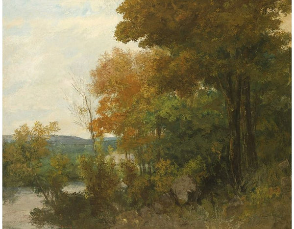 Lisiere De Foret 2 Painting by Gustave Courbet