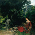 Femme la guirlande 