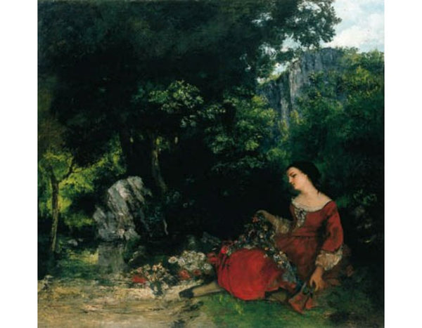 Femme la guirlande 