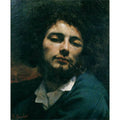 Self Portrait or The Man with a Pipe 1846 Painting  by Gustave Courbet