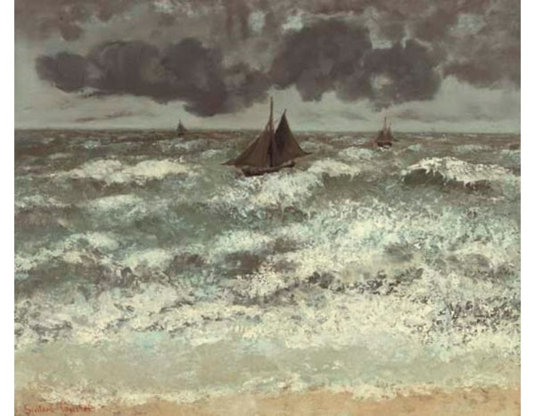 The Reflection of Ornans 1872 Painting by Gustave Courbet