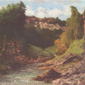 Balancing rocks Painting by Gustave Courbet